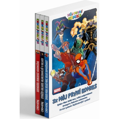 Speciální balíček: 3x Můj první komiks (Avengers, Spider-man, Strážci galaxie)