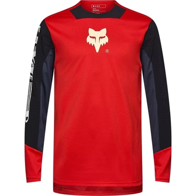 Fox Defend Elevated LS fluorescent red