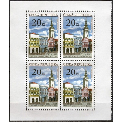 Česká pošta (2013) č. 777 **, 4-bl - Česká republika - Krásy naší vlasti - Nový Jičín