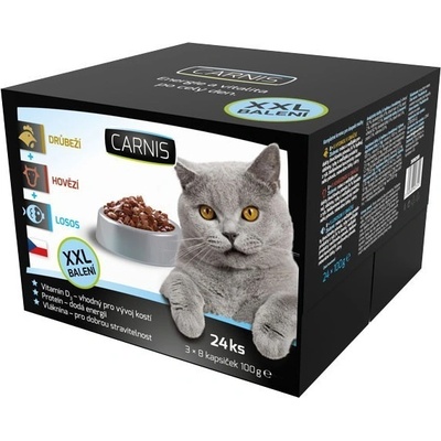 Carnis kapsičky pro kočky 24 x 100 g