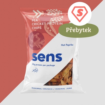 Sens chipsy s cvrččím proteinem Pikantní paprika 80 g