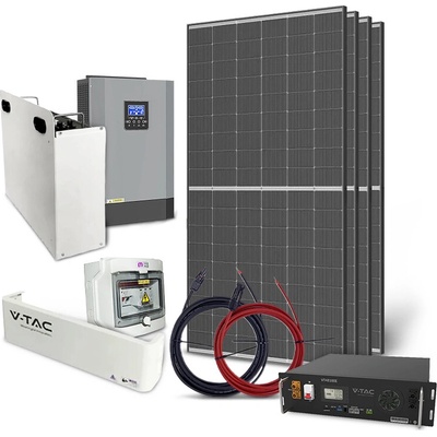 TIPA TRINA 1820Wp ostrovná solárna súprava LiFePO4 VTAC 51,2V 100Ah menič 48V/230VAC 5500W