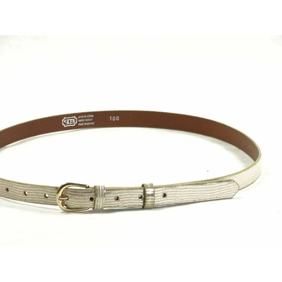 Penny Belts dámský kožený opasek 23 zlatý METAL
