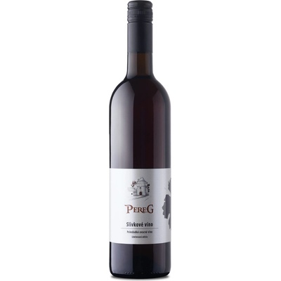 Pereg Slivkové víno 12,5% 0,75 l (čistá fľaša)