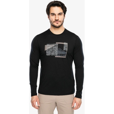 Icebreaker Merino 150 Tech Lite LS Tee Peak Bal black