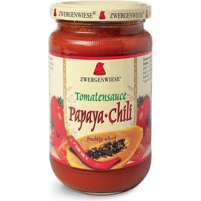 Zwergenwiese Bio tomatová omáčka Papaya chilli 340 ml
