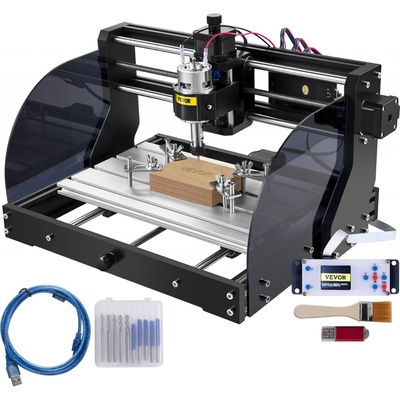 VEVOR Pro MAX CNC stolní fréza 300x180mm + Offline Ovladáč s displejem