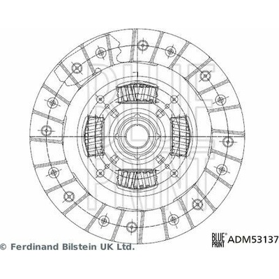 Spojková lamela BLUE PRINT ADM53137 ADM53137