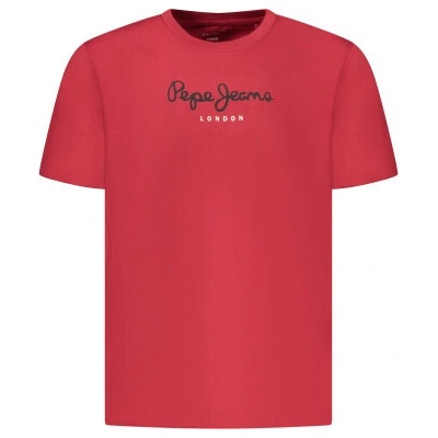 Pepe Jeans stylové pánské tričko s krátkým rukávem Red