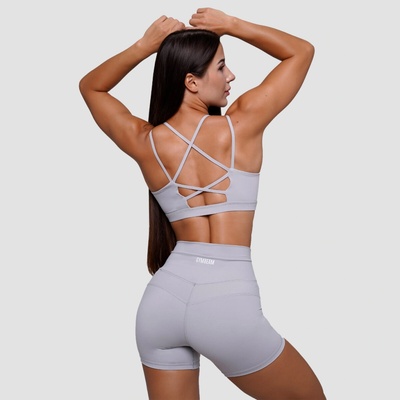 GymBeam dámske šortky FIT Mist grey