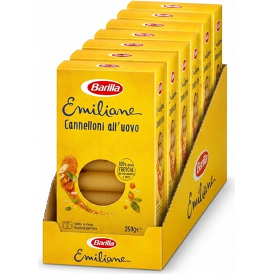 Barilla Emiliane Cannelloni Pasta all'Uovo 7 x 250 g