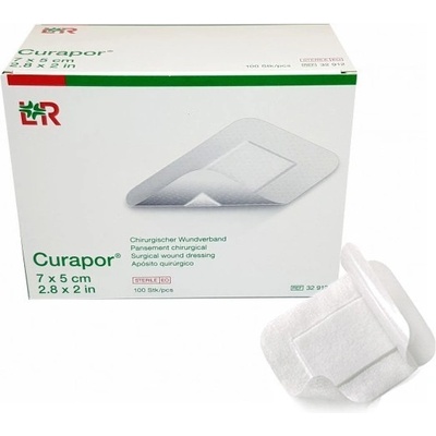 Curapor 7 x 5 cm sterilní 100 ks