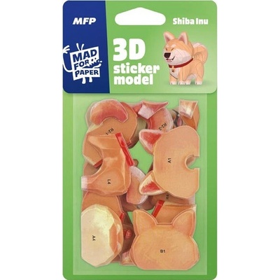 3D Sticker Model shiba inu