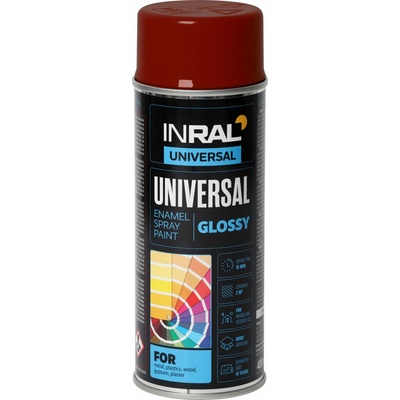 TEGRA INRAL univerzálny email v spreji 400 ml – červenohnedá (RAL 3011)