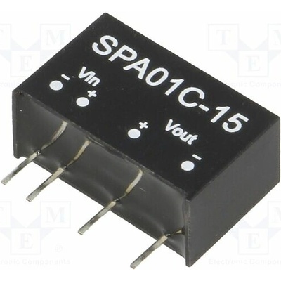 MEAN WELL SPA01C-15 Měnič: DC/DC; 1W; Uvst: 36÷75VDC; Uvýst: 15VDC; Ivýst: 6÷67mA; SIP6 – Hledejceny.cz