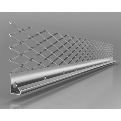 LIKOV Catnic PZ-Utc lišta ukončovací s tahokovem pro vnitřní omítky - 66 x 13 mm, 2,5 m