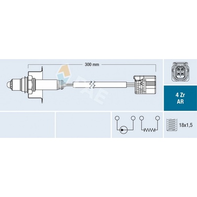 Lambda sonda FAE 75622