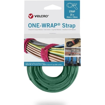 VELCRO® Kabelbinder Popruh se suchým zipem zelená 1 ks