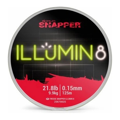 Korum Šňůra Snapper Illumin 8 Braid 125m 0,15mm 21,8lb – Hledejceny.cz