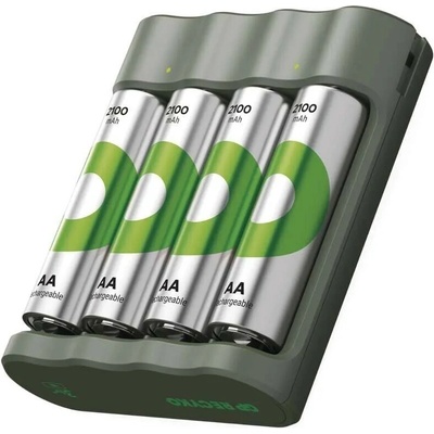 EMOS B50444 Nabíječka baterií GP Eco E441 + 4× AA ReCyko 2100 – Hledejceny.cz