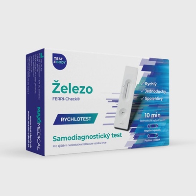Test4Body Železo samodiagnostický rychlotest z krve