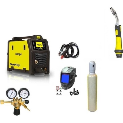 Kowax GeniMig 240DP LCD SET 22 + kukla profi Predátor + RV CO2 + lahev CO2 plná KWXSTGM240DP/SET22