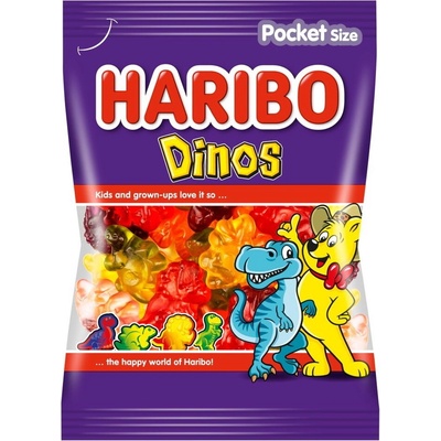 Haribo Dinos želé s ovocnými príchuťami 100 g