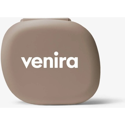 Venira pill box, tmavě hnědý