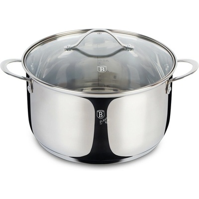 Pro-Tech shop Nerezový kastrol se skleněnou poklicí Silver Jewellery 26cm 7,6L 55674