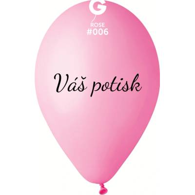 Personal Svet balonku Balónek s textem Růžový 26 cm