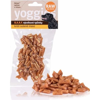 YOGGIES BARF krůtí výcvikové ze syrového masa 45 g