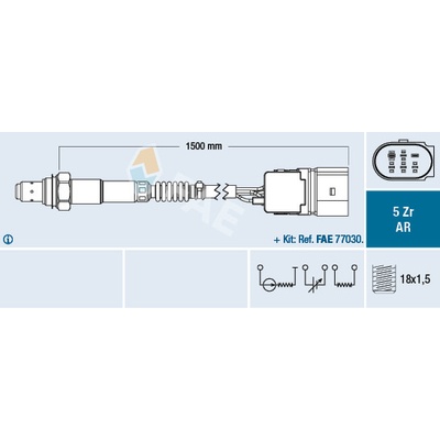 Lambda sonda FAE 75351