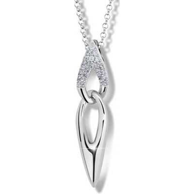 Modesi Elegantný náhrdelník strieborný M41086