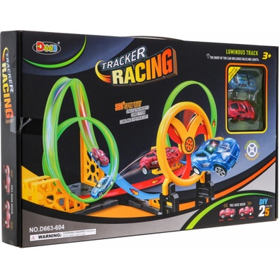 ISO 9432 Závodní autodráha Tracke Racing a 2 autíčka