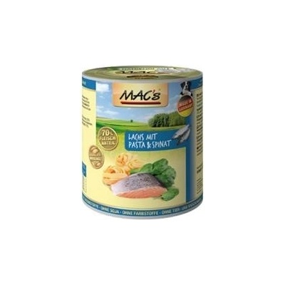 MAC's Dog losos s cestovinami a špenátom 800 g