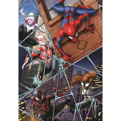 CLEMENTONI Spiderman Pavučina 104 dielov
