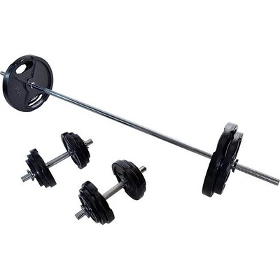 FitnessLine Nakládací činkový set 100 kg