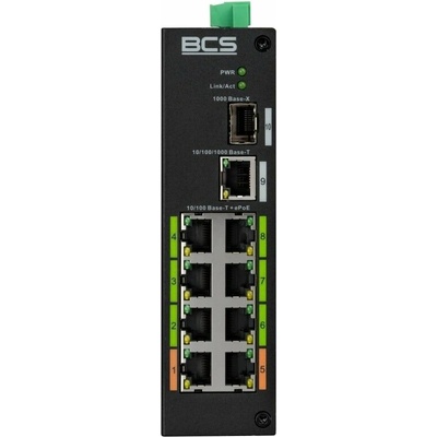 BCS PoE Switch BCS-L-SP08E01G-1SFP(2)