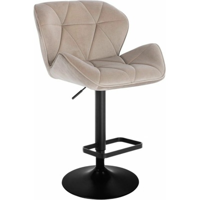 LuxuryForm Design Milano Velur na čiernom tanieri / latte