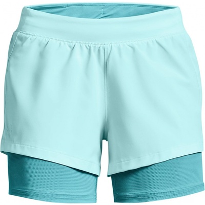 Under Armour UA IsoChill Run 2N1 Short kraťasy modrá