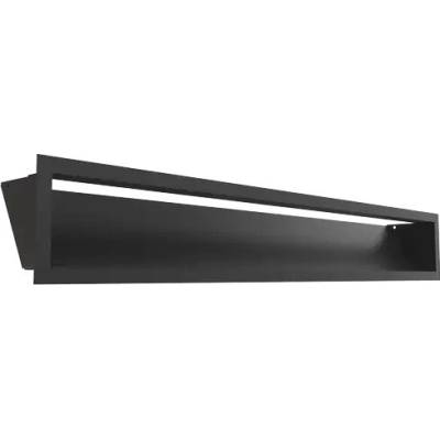 Kratki Mriežka LUFT 120 x 800 mm čierna 45S SF - plytká
