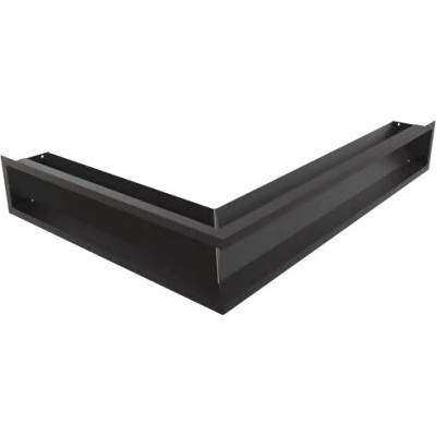 Kratki Rohová mriežka LUFT 547 x 766 x 120 mm pravá čierna 45S