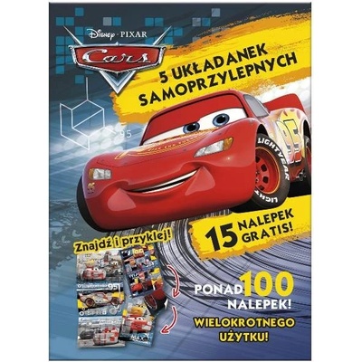 DERFORM Samolepky a 4x samolepící puzzle Cars Auta