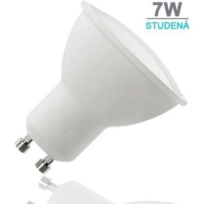 Optonica LED žárovka 7W 12xSMD2835 GU10 500lm STUDENÁ BÍLÁ