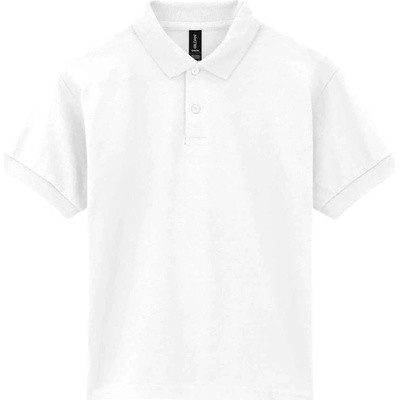 Gildan Dětská polokošile DRYBLEND Jersey bílá