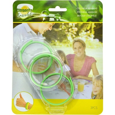 Citronella Citronelový náramek na odpuzování hmyzu sada 3 ks