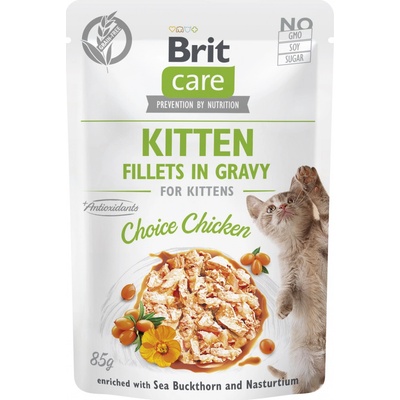 Brit Care Kitten Fillets in Gravy Choice Chicken 85 g