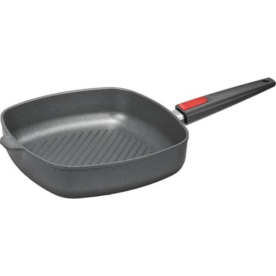 Woll Grilovací pánev TITANIUM NOWO 28 x 28 cm na indukci s odnímatelnou rukojetí titan
