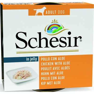 Schesir Dog Adult kuře/aloe 150 g