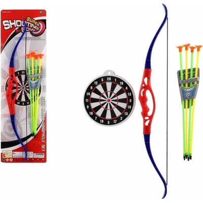 TEDDIES Luk 4 šípy s přísavkami plast 57cm